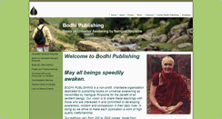 Desktop Screenshot of bodhipublishing.org